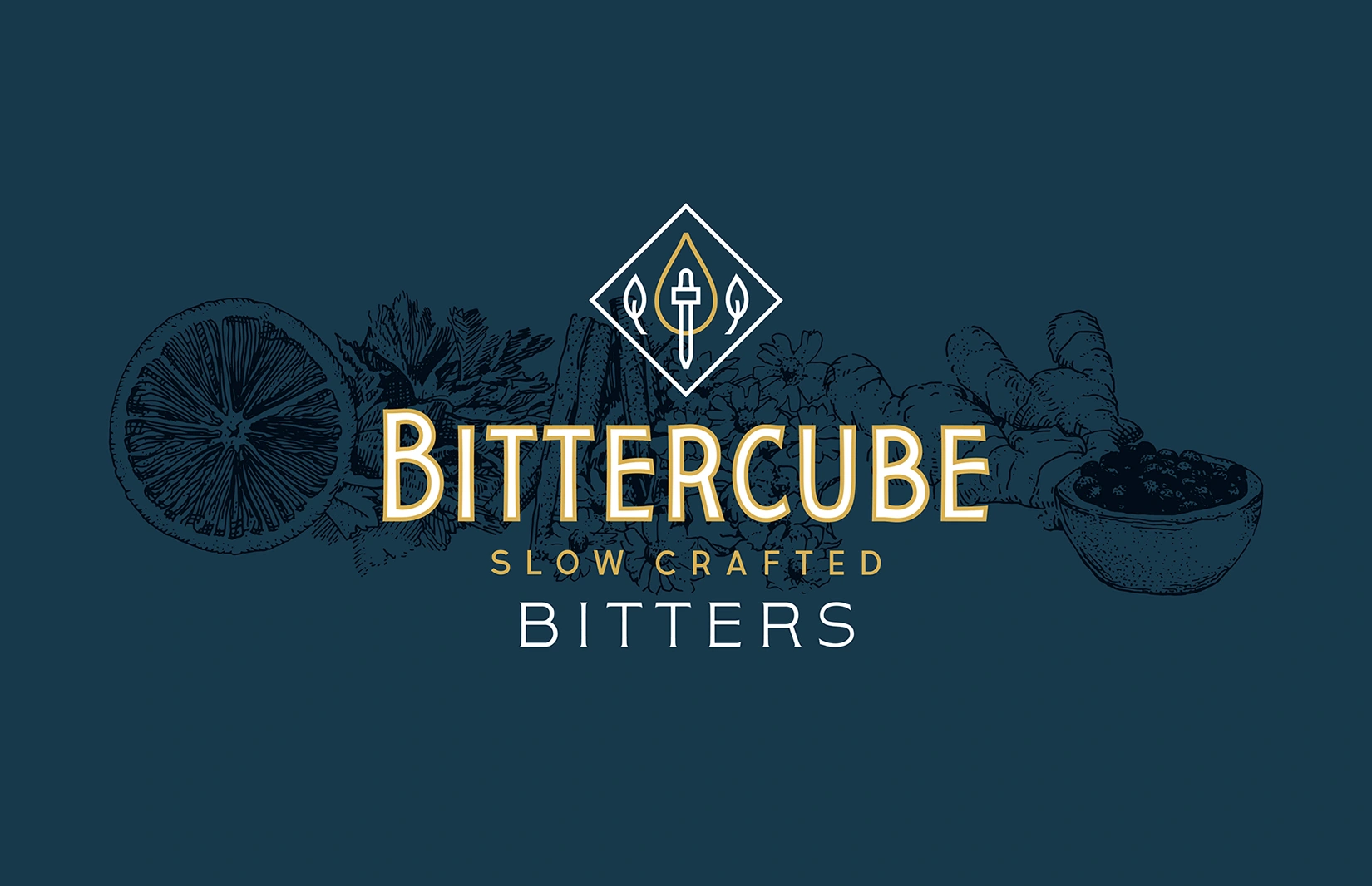 Beautiful product shot of bittercube bitters