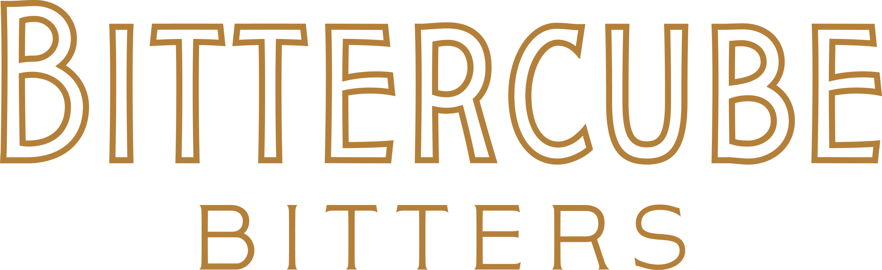 RedesignedBittercube wordmark in gold