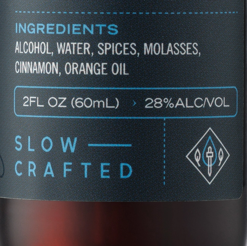 Another close-up of details Ocupop designed for the bottle