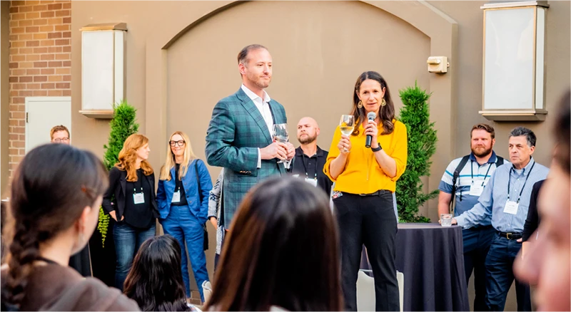 Speakers at an event