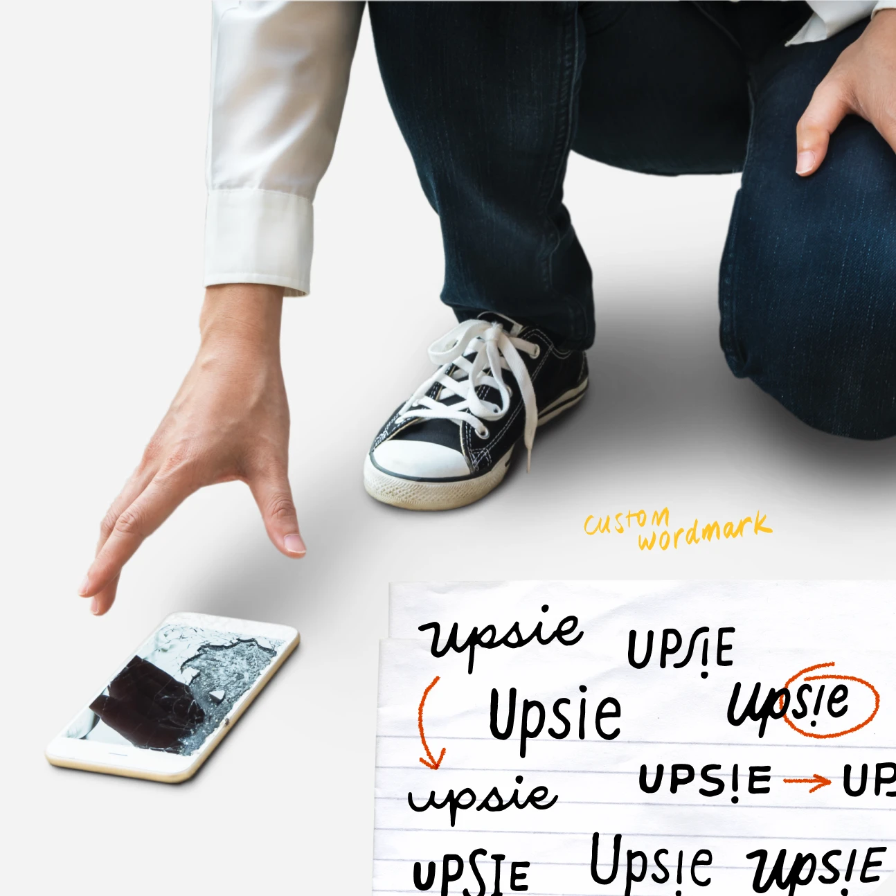 Upsie custom wordmark