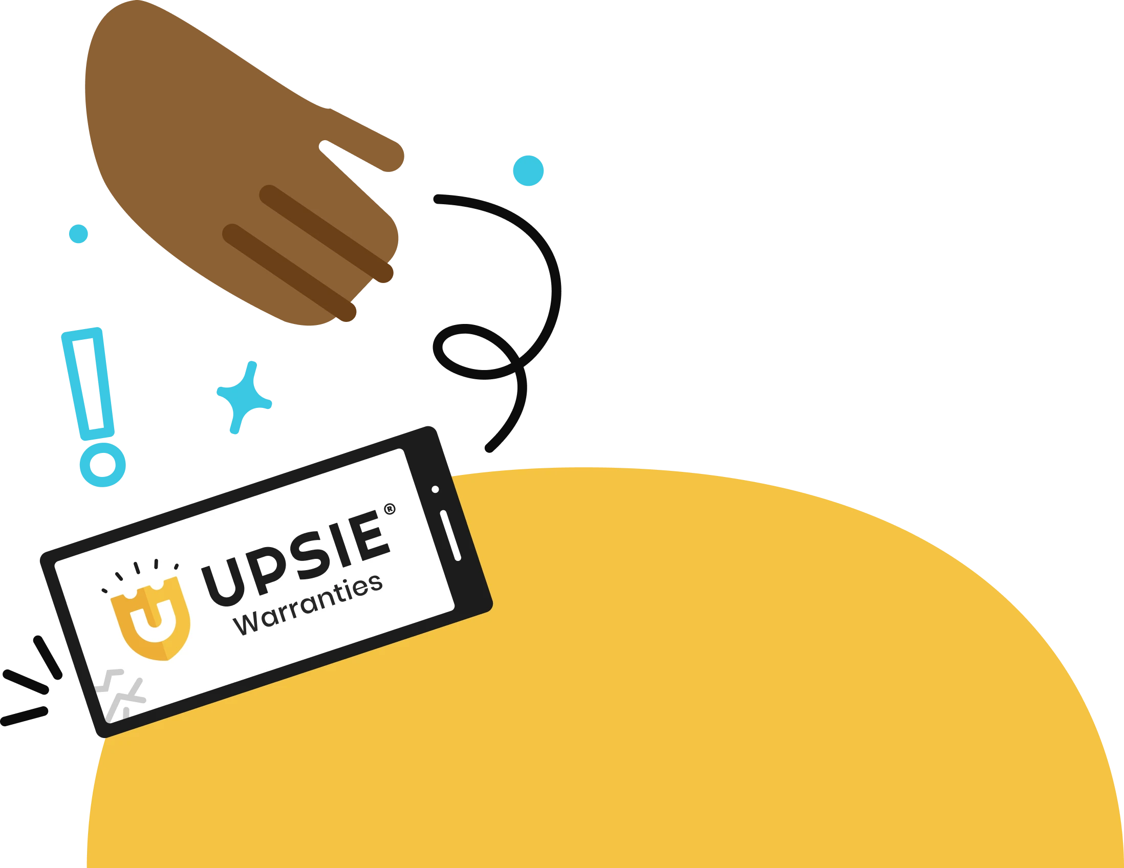 Custom illustration created for Upsie